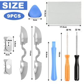 CAREDGO Screwdriver Bumpers LB RB Replacement Screwdriver Repair Parts Kit Replacement LB RB Bumper LB RB Button Bumper Replacement Trigger Buttons Part Replacement LB RB Buttons Controller