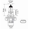 HELLA H13 2.0TB High Performance Bulb, 12V, 60/55W, 2 Pack
