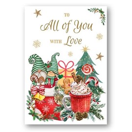 Second Ave All of You Christmas Winter Gingerbread Xmas Holiday Festive Greetings Card