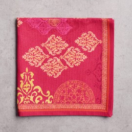 Maison d' Hermine Versailles 100% Cotton Soft and Comfortable Set of 4 Napkins Perfect for Family Dinners | Weddings | Cocktail | Kitchen | Home | Thanksgiving/Christmas (45 cm x 45 cm)