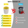 Dxmnoly 3.5 Gallon Silicone Bucket Liner - Reusable Mixing Liner
