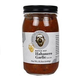 Pain is Good- Habanero Garlic Salsa - 15.5 Ounces- Made in USA with Cayenne & Habanero Peppers - All Natural Ingredients, Non-GMO, Gluten-Free, Sugar-Free, Vegetarian, Keto