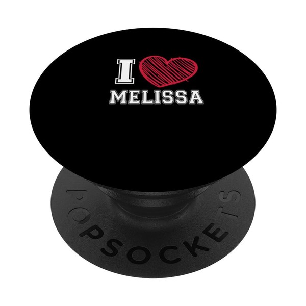Ich Liebe Melissa Vorname Name Herz Melissa PopSockets mit austauschbarem