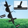 Lauyeboho 4x16 Upgraded Post Hole Auger - Auger Drill Bit