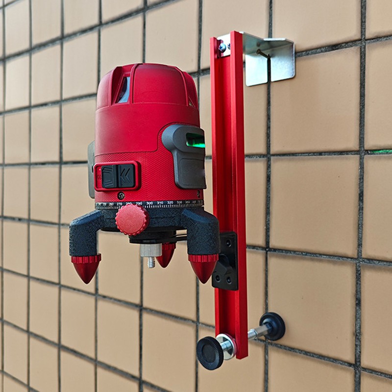 Stable Mounting Aluminum Alloy Construction Adjustable Laser Level Bracket with