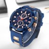 Minifocus 미니포커스 남성 러버메탈밴드 손목시계 MF0089G Minifocus Men's Rubber Metal