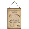 Blechschild With cord 30 x 20 cm United States Patent