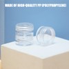 Containers, 24 pieces 3 ml empty containers, clear jars, mini