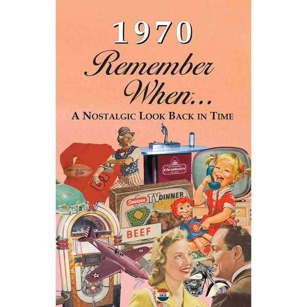 1970 REMEMBER WHEN CELEBRATION KARDLET: 50th Gift - Birthdays, Anniversaries, Reunions, Homecomings, Client & Corporate Gifts
