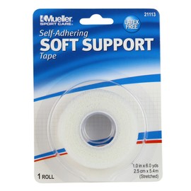 Mueller Soft Support Tape [Self-Adhering]: 1 in. x 18 ft. (White)