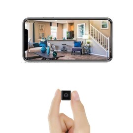 Vitreousleaf Mini Camera 4K HD Indoor Mini Wireless WiFi Security Camera Security Control Pet Surveillance Monitor Baby/Nanny Cam Support SD Memory Card APP Control Surveillance Monitor