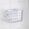 Bath Bliss Suction Cup Bath Caddy Basket, Soap and Razor