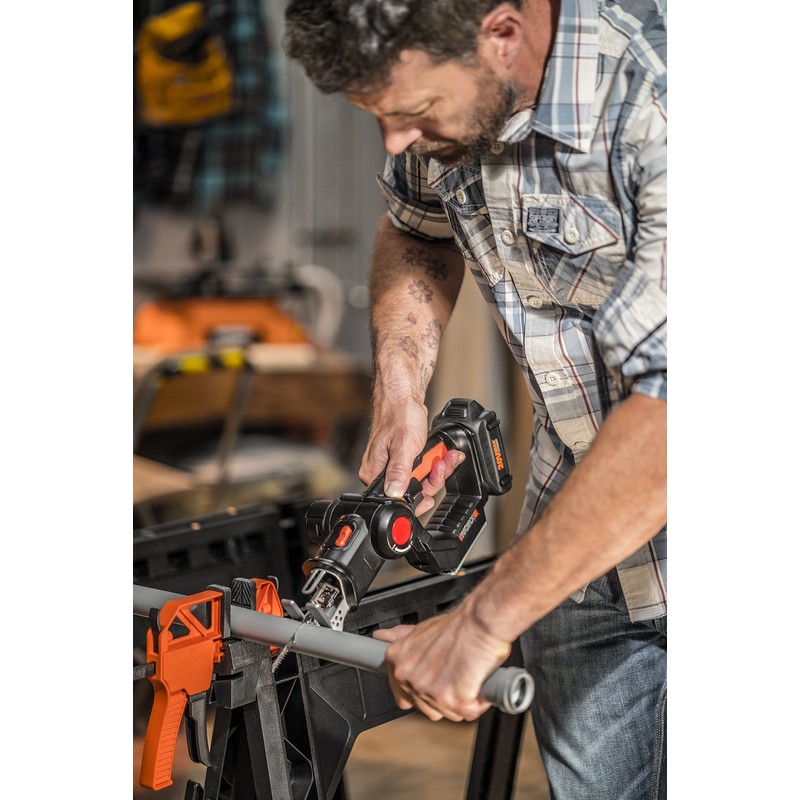 WORX WX550L 20V Power Share Axis Cordless Reciprocating & Jig