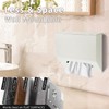 Hand Towels Box Cover,PU Leather Wall-Mounted Tissue Box Cover Holder