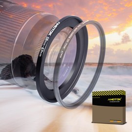 58mm Lens to 67mm Camera Filter Ring Compatible with All 58mm Camera Lenses on 67mm UV CPL ND Filter Accessories and 67mm Lens Hood (58-67mm)