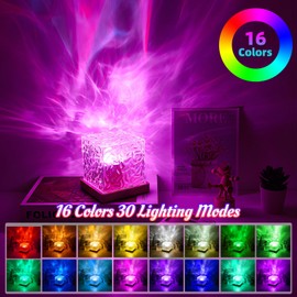 Seyaom Galaxy Light Projector for Bedroom,16 Colors Ocean Wave LED Sensory Night Light,30 Lighting Modes Star Light Projector with Remote Control for Kids Bedroom Party Game Rooms Decor