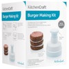 KitchenCraft KCBPRESS Beef Burger Press with 100 Wax Discs in