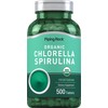 Piping Rock Chlorella Spirulina Organic | 500 Tablets | Vegetarian
