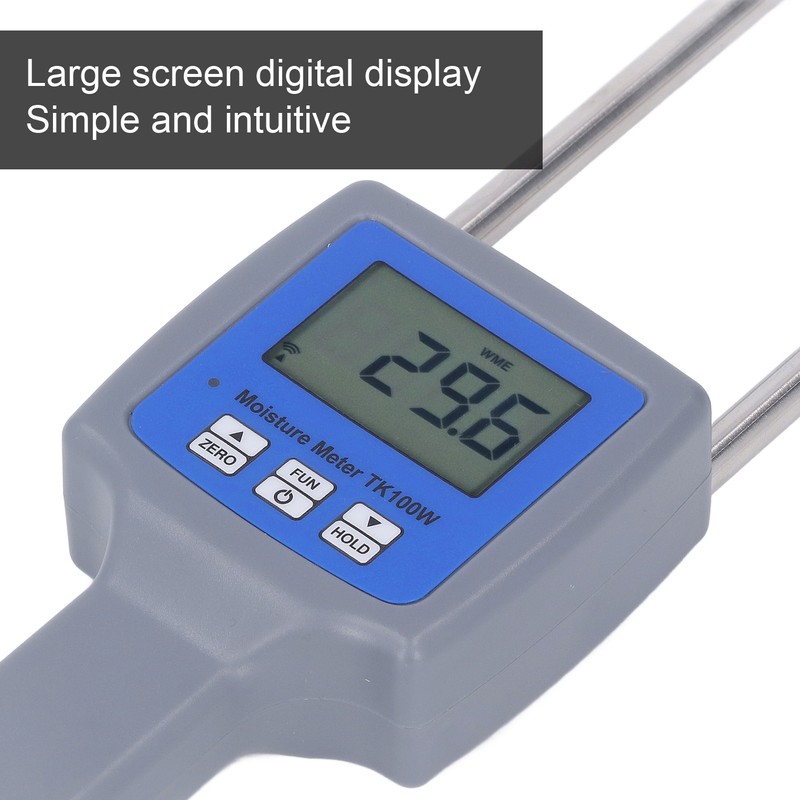 Moisture Meter Fast Accurate Measurement Backlit LCD Professional Timber Moisture