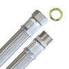 Eurotherm DN19 Reinforced Flexible 3/4-Inch Swivel Nut 3/4-Inch Outer Thread