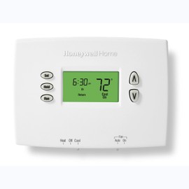 Honeywell TH2110DH1002 Thermostat, Horizontal PRO 2000 5+2 Day Programmable - Backlit, 1H/1C Dual Powered