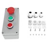 3 Button Red Green Sign Emergency Stop Push Button Switch