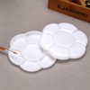 2 Pcs Paint Palette Tray Plastic for Kids and Adults