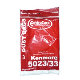 9 Kenmore Sears Allergy Vacuum Bag, Canister Vacuum Cleaners, 5023-5033 Bag Changed to Kenmore Type E for Manufacture Model # 609196, 116.25950