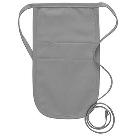 DayStar Apparel 152 Money Pouch w/Attached Ties (12 Pack), Silver