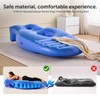 Inflatable Pregnancy Pillow, Full Body Maternity Airbed with Belly Hole,