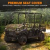 BORDAN UTV Seat Cover Camo for Kawasaki Mule, Waterproof Seat