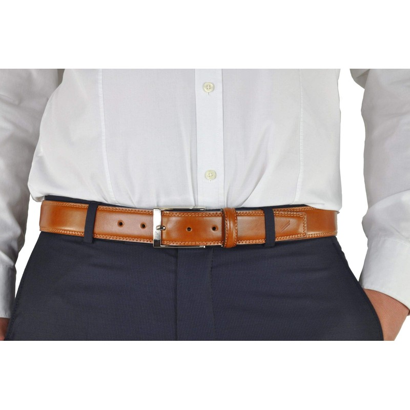 Daniel Hechter Men's Belt, Cognac