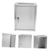 SEWACC Box Stainless Steel Public Suggestion Box Multifunctional Voting Complaint