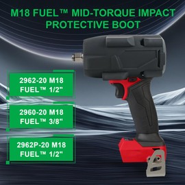 49-16-2960 Protective Boot for M18 FUEL Mid-Torque Impact Wrench Protective Boot for Milwaukee M18 Fuel 1/2" 3/8" 2960-20 2962-20 2962P-20 Wrench Assembly Accessories Part
