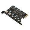 UP5300 5 Ports USB 3.1 PCIe Expansion Card 5Gbps Fast
