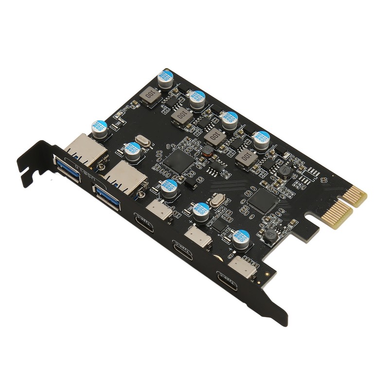 UP5300 5 Ports USB 3.1 PCIe Expansion Card 5Gbps Fast