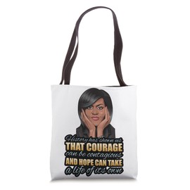 Black History Month Michelle Obama President's Day Women Tote Bag