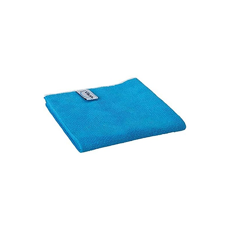 Vikan 691133 Professional Microfibre Cloth, Blue, 320mm Length, 320mm Width,