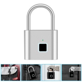 KERUI Waterproof Smart Fingerprint Door Lock Keyless Padlock Security USB Rechargeable