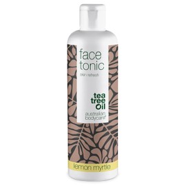 Facial Tonic with Lemon Myrtle 150 ml - Alcohol-free Face Tonic with Tea Tree Oil - Cleanser for Impurities, Stains, Pimples and Acne Prone Skin, Natural Tea Tree Oil