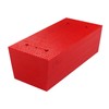 Redline Trapezoidal Rubber Block 200 x 100 x 70 mm