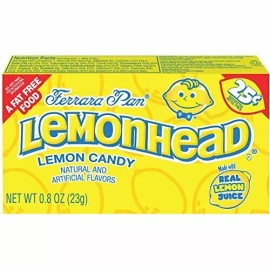 LEMONHEADS Lemonhead Hard Candy, 24 Count, 0.80 oz