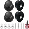 Set of 4 pot lid handles, universal pot lid, bakelite