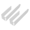 Self Adhesive Hand Towel Holder U Shaped Space Saving Acrylic