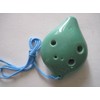 Ceramic Ocarina Soprano C Cute apple green color - Easy