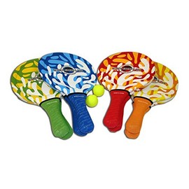 Water Sports Itza Masher Water-Resistant Outdoor Tennis Pool & Beach Family Fun Paddle Game (Colors May Vary)