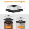APONUO Solar Post Cap Lights, 12-Pack IP65 Waterproof for 4x4