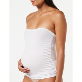 Bellinella Women's Maternity Belly Bands Set of 4, Multicoloured (Black & White Black & White)