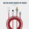 Mechanical Keyboard Cable Double Sleeve Custom Coiled with Detachable Metal