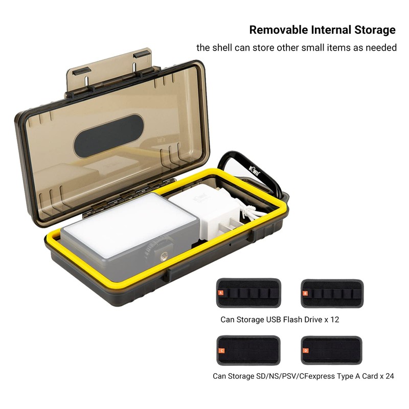 (12 USB+24 SD) USB Flash Drive Case with Labels,Thumb Drive